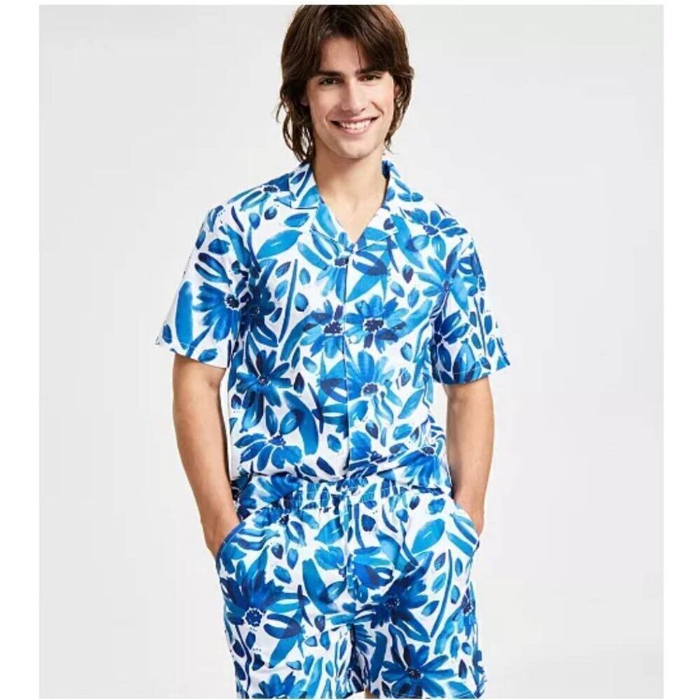 Native Youth Floral Button Down Shirt